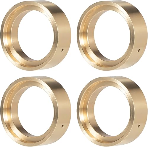 4 piezas de 1.3 pulgadas TRX4M Latón interno Beadlock anillo de abrazadera TRX4M Latón Pesos de rueda de 1.3 pulgadas para TRX4M 118 RC Crawler