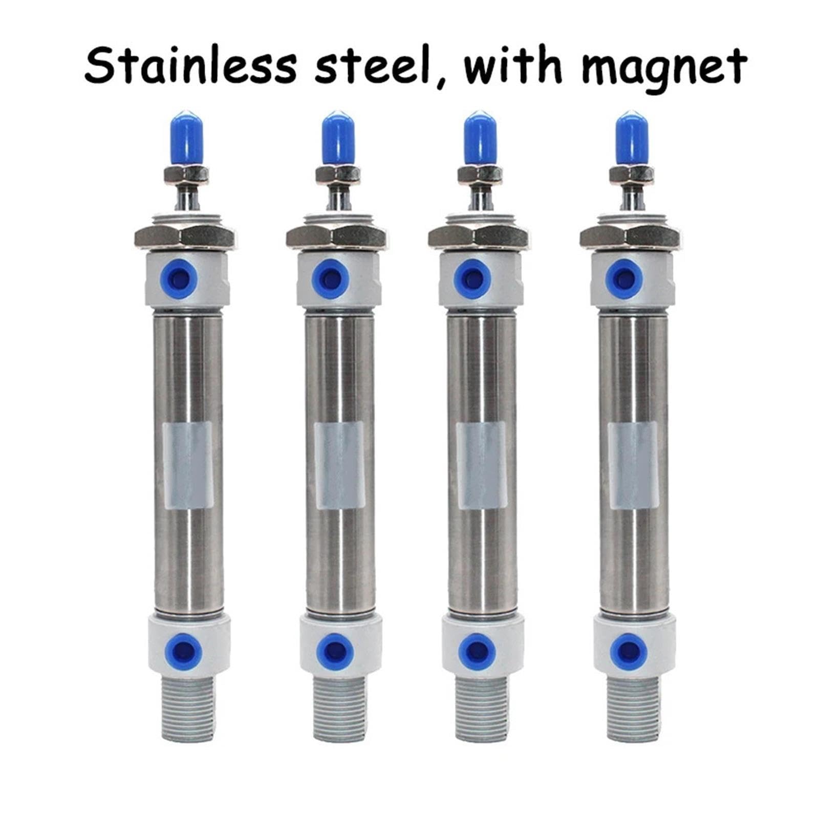MA16-40 Doppeltwirkender Mini-Pneumatikzylinder aus Edelstahl,25–500 mm Hub(100mm Stroke,40mm Bore)