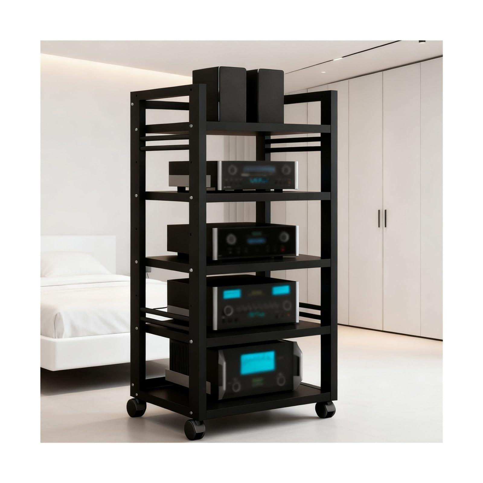 Mueble para equipos de alta fidelidad: organiza tus vinilos y TV en el salón