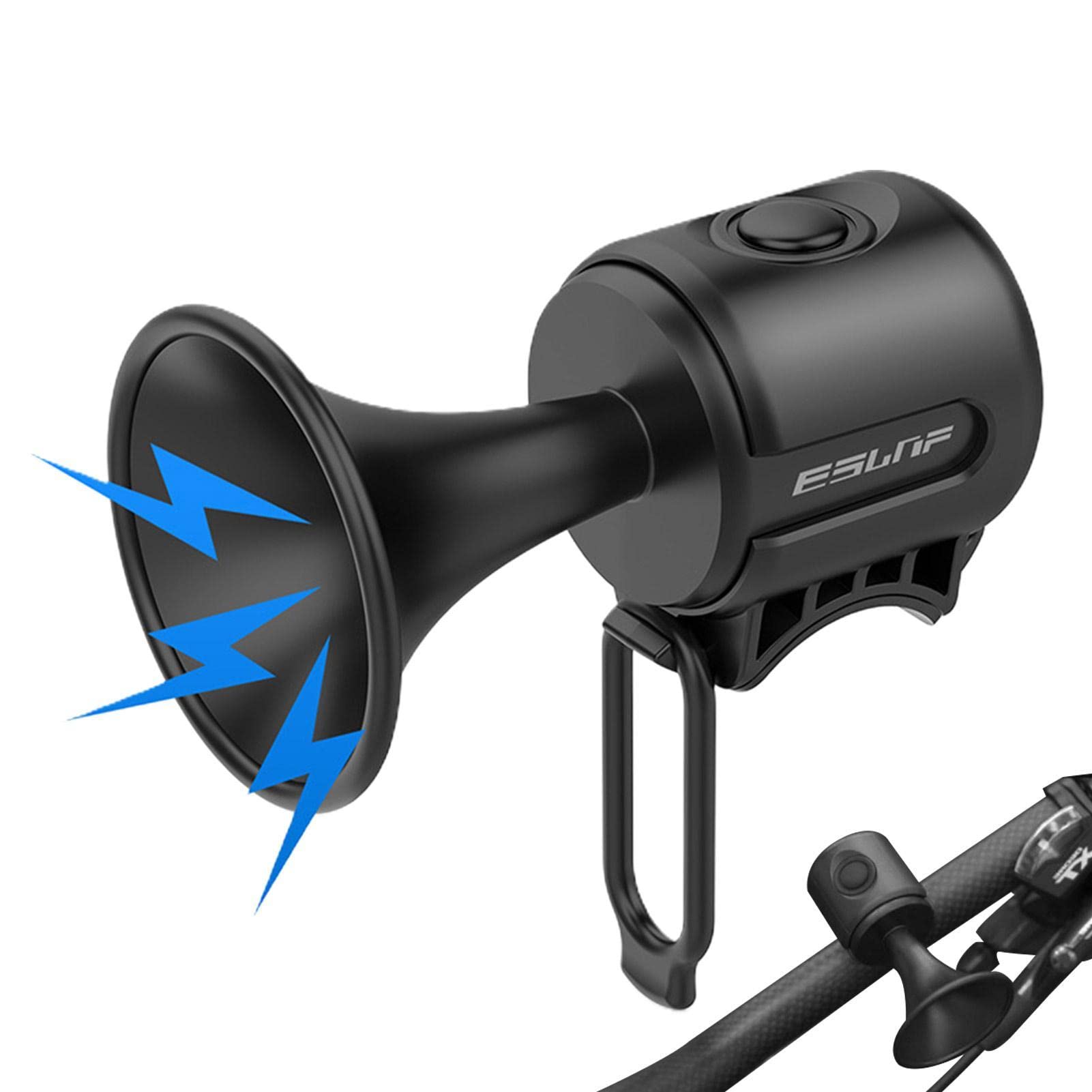 10 Accessoires pour vélo, Sonnette vélo électronique 120dB, Sonnette vélo électronique étanche IPX4, vélo électrique pour Adultes et Enfants, Cadeau Noël