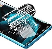 Vista 8 de Protector de pantalla frontal flexible para Motorola Edge 20 5G 2021 6.7 "Película de hidrogel 3D transparente TPU sensible al tacto Desbloqueo