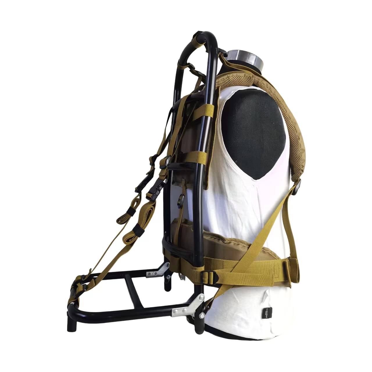 Marco externo de aluminio ligero, mochila de senderismo/caza, 28.7 x 14.6 x 9.8 pulgadas