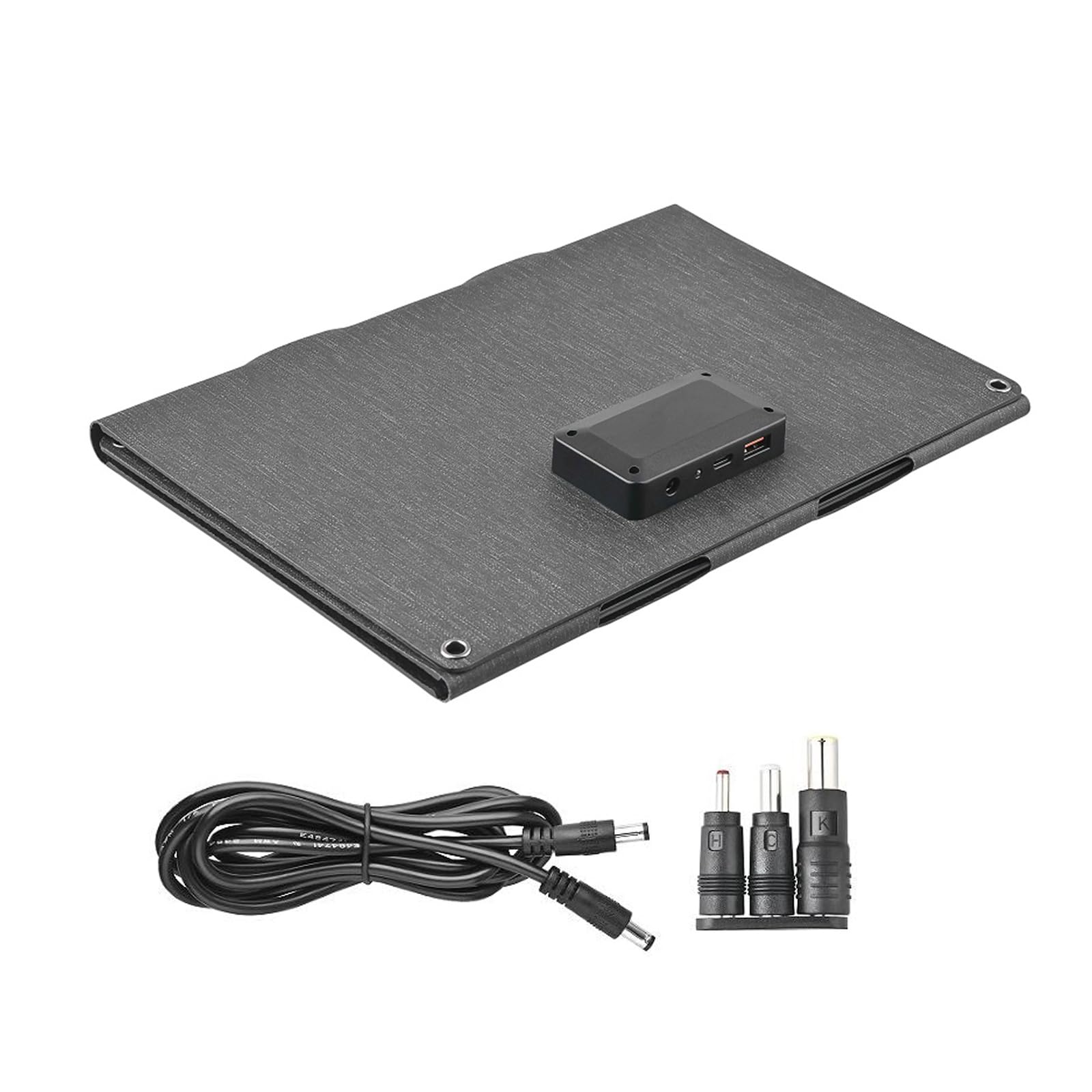 Panel solar ETFE de 30 W, plegable portátil, resistente al agua IPX6