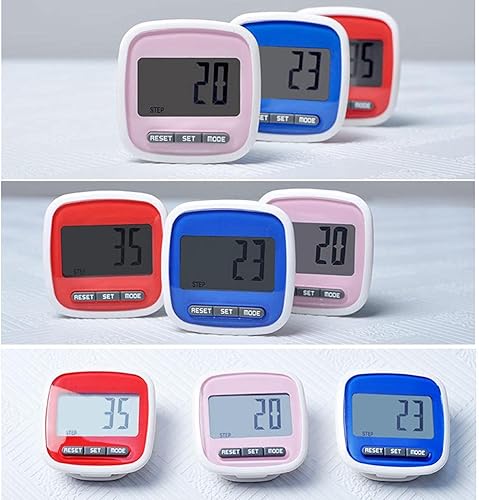 Miniatura 6 de WBTY Podómetro simple Pantalla LCD 3D Contador de pasos para caminar Podómetro Correr Pasómetro Contador Pasómetro con Clip