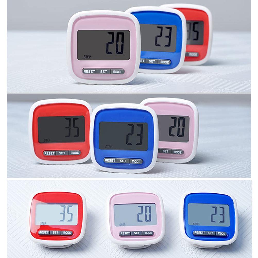 Podomètre de Marche, Compteur de Pas avec Capteur 3D, Distance Calorique et Réglage du Poids pour la Course à Pied, Le Fitness, la Randonnée