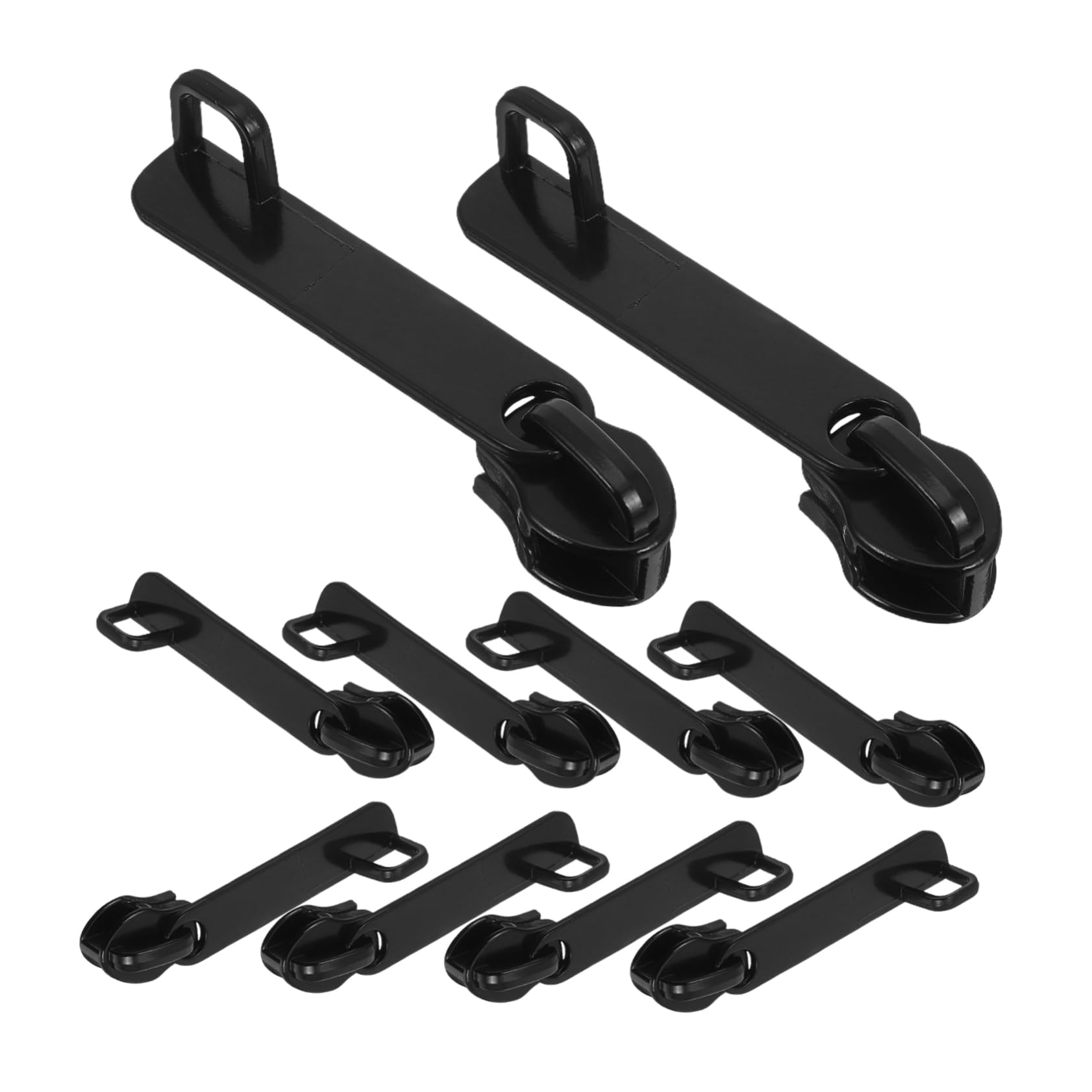 NAMOARLY Business Trip Zipper Repair Kit 10pcs Nylon Zipper Pulls for Luggage Universal Zipper Slider