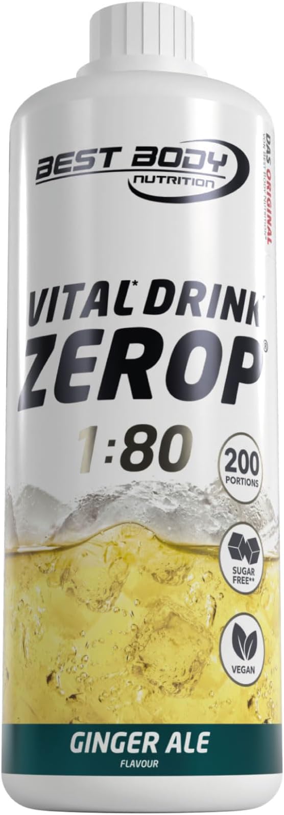 Best Body Nutrition Vital Drink, 1000 ml Flasche (Ginger Ale)