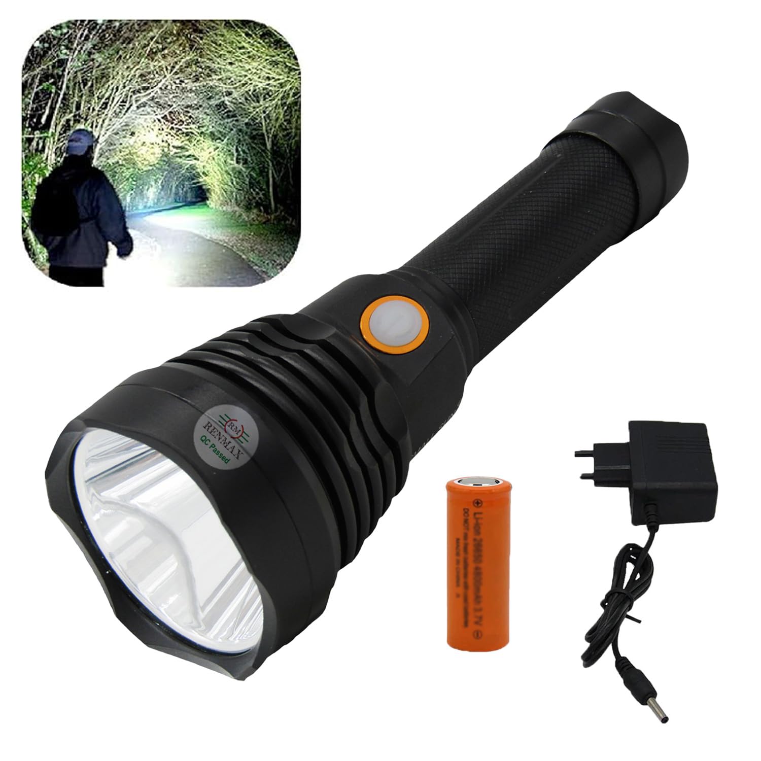 RENMAX Super Strong Bright Beam Led Laser Upto 2Km Range Rechargeable 4800Mah Torch Flash Light Metal- 1Pc, 3000 Lumen (B0DDT93VCZ) Amazon Price History, Amazon Price Tracker