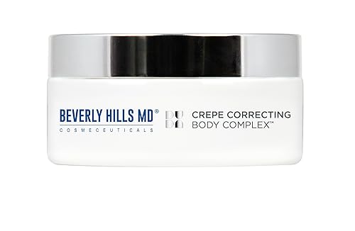 Beverly Hills MD Complejo corporal corrector de crepé, reduce las arrugas y suaviza la piel, crema antienvejecimiento de cuerpo completo para