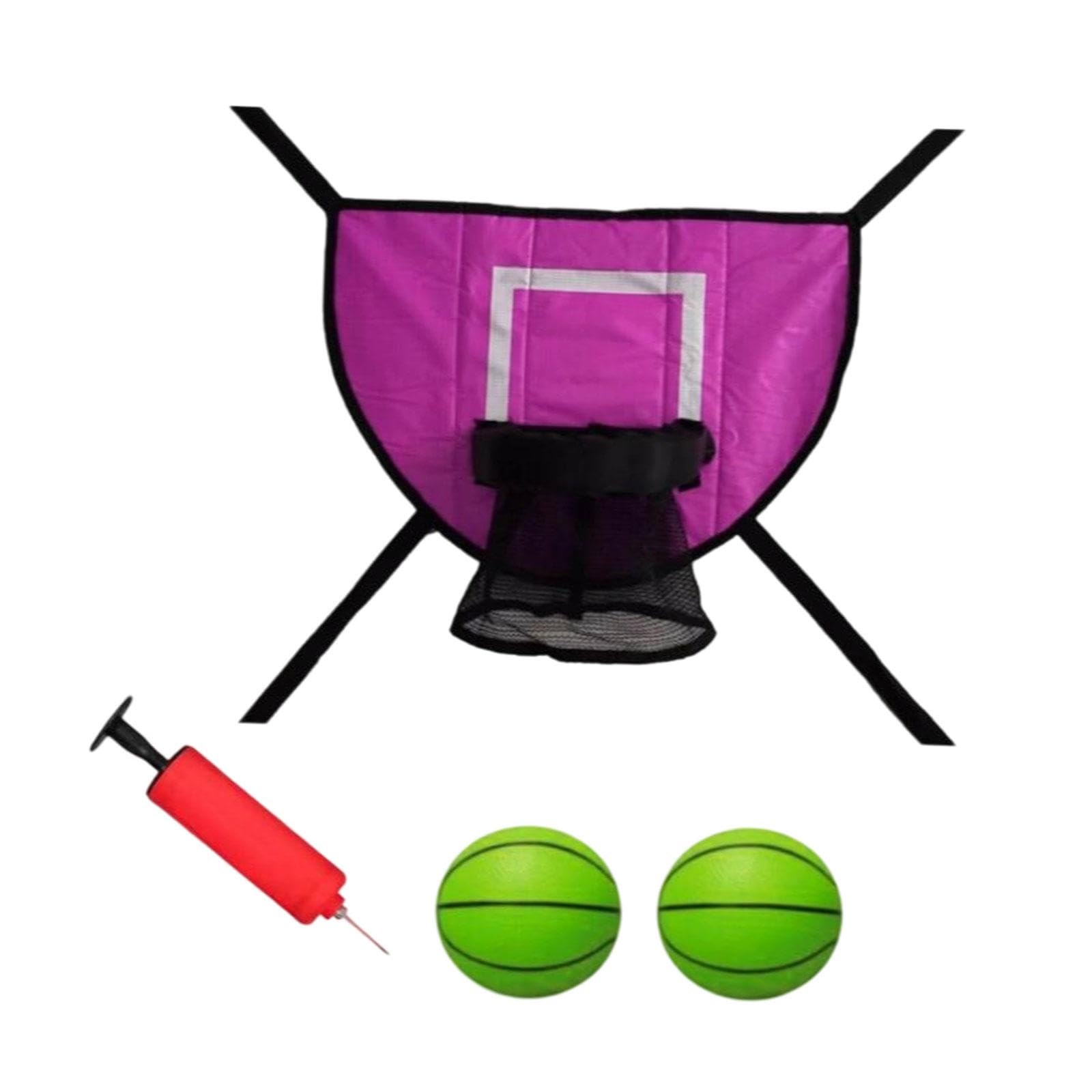 MERISHOPP Basketball Hoop for Trampoline Sturdy for Dunking Waterproof Basketball Goal Pink|Sporting Goods|Team Sports|Basketball|Backboard Systems