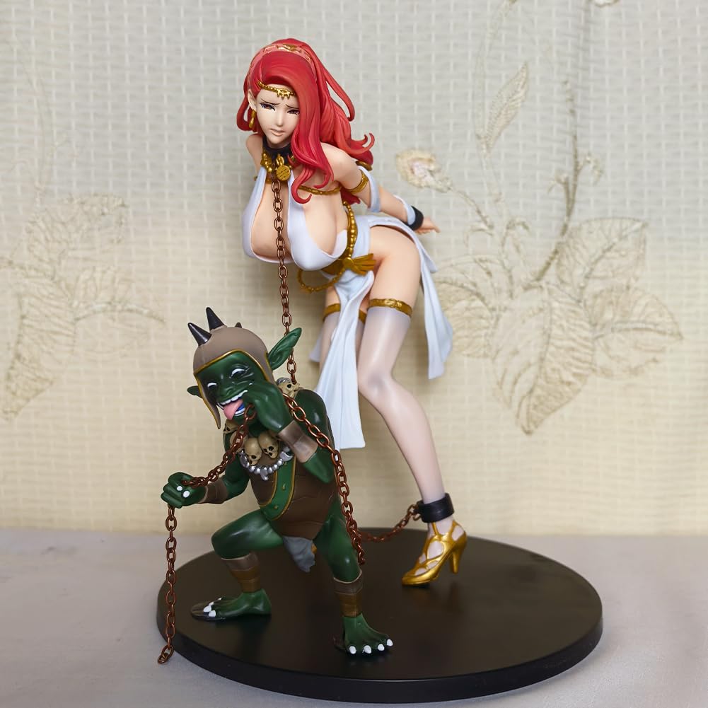 DEXSHUN The Beautiful Queen Captured by Goblin Figur Anime Figuren Queen Pharnelis & Goblin Figur Set Illustration Original Painting Modell PVC Modell Deskto Dekoration Geschenk Sammlerstück 25cm