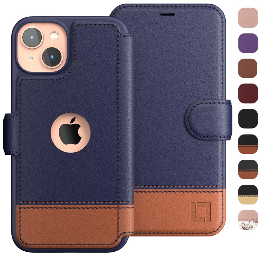 LUPA Legacy iPhone 13 Wallet Case - Case with Card Holder - [Slim + Durable] for Women and Men - iPhone 13 Flip Cell Phone case - Faux Leather - Folio Cover - Desert Sky