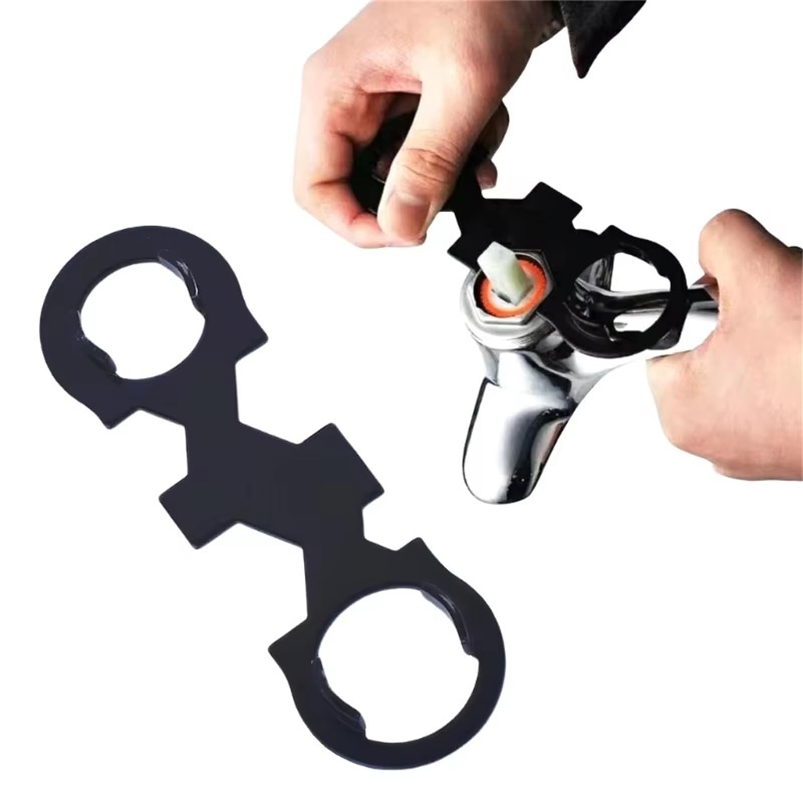 Teurabied Multifunctional Sink Wrench, Faucet Wrench For Tight Spaces, Universal Plumbing Wrench, Bathroom Basin Wrench Faucet Nut Removal Tool