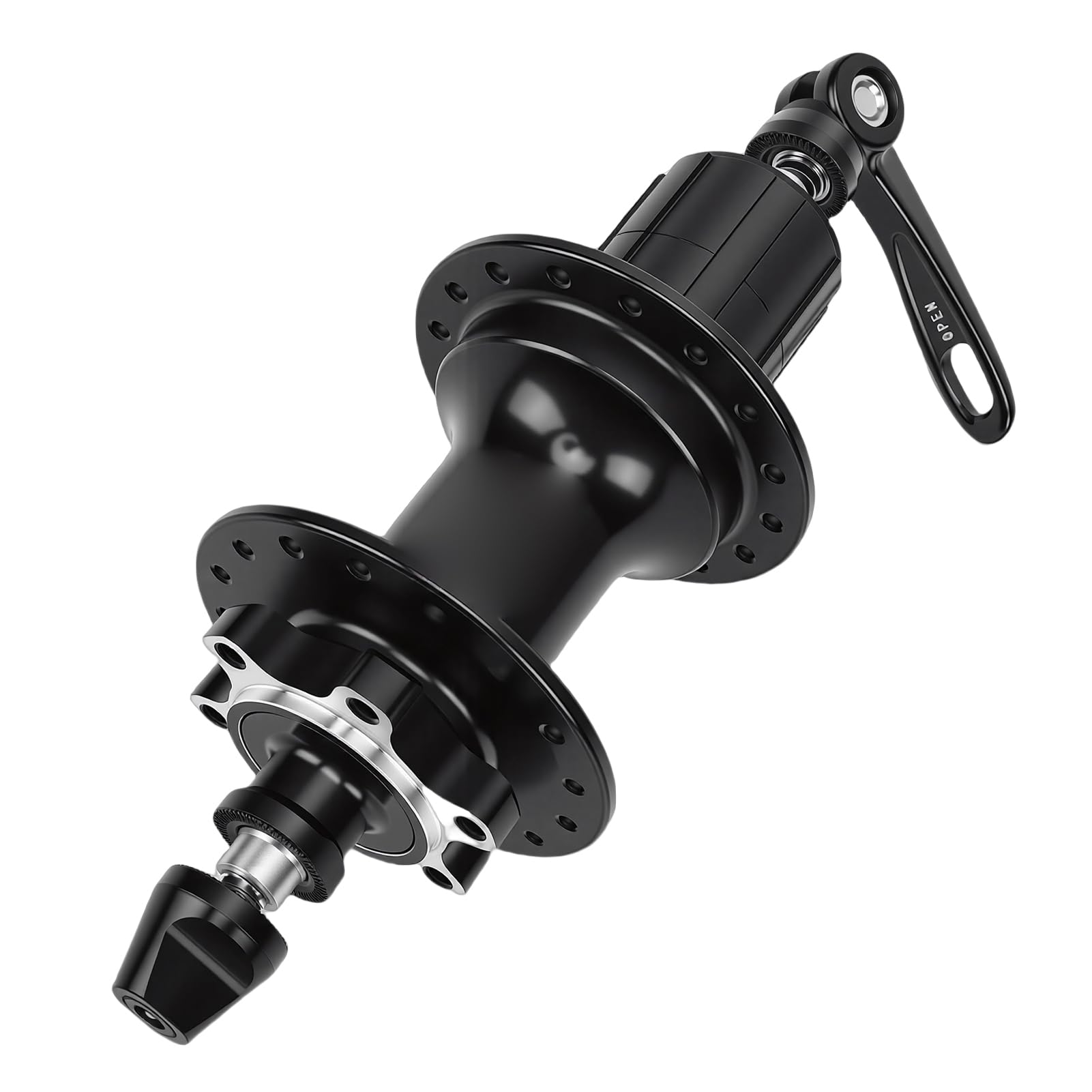 Bike Disc Brake Hub 32 Holes for 8-11 Speed | Lega di alluminio leggera, larghezza posteriore a sgancio rapido di 135 mm, senza soluzione di continuità, design