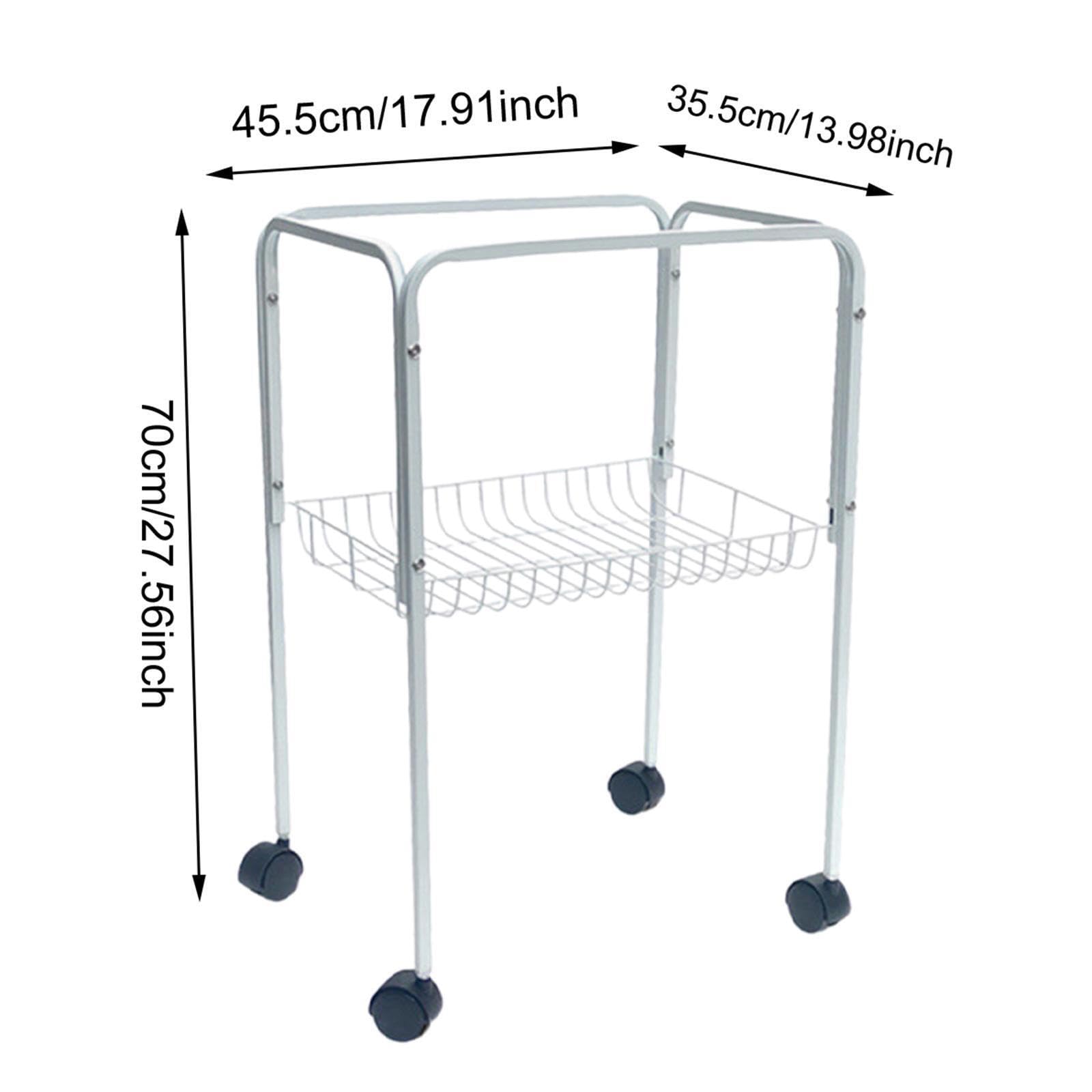 Práctico Soporte para Jaula de pájaros con construcción de Acero Duradero para Loros. Fácil Movilidad y Aplicaciones versátiles en el hogar. Soporte para Jaula pájaros. Marco para Loros.