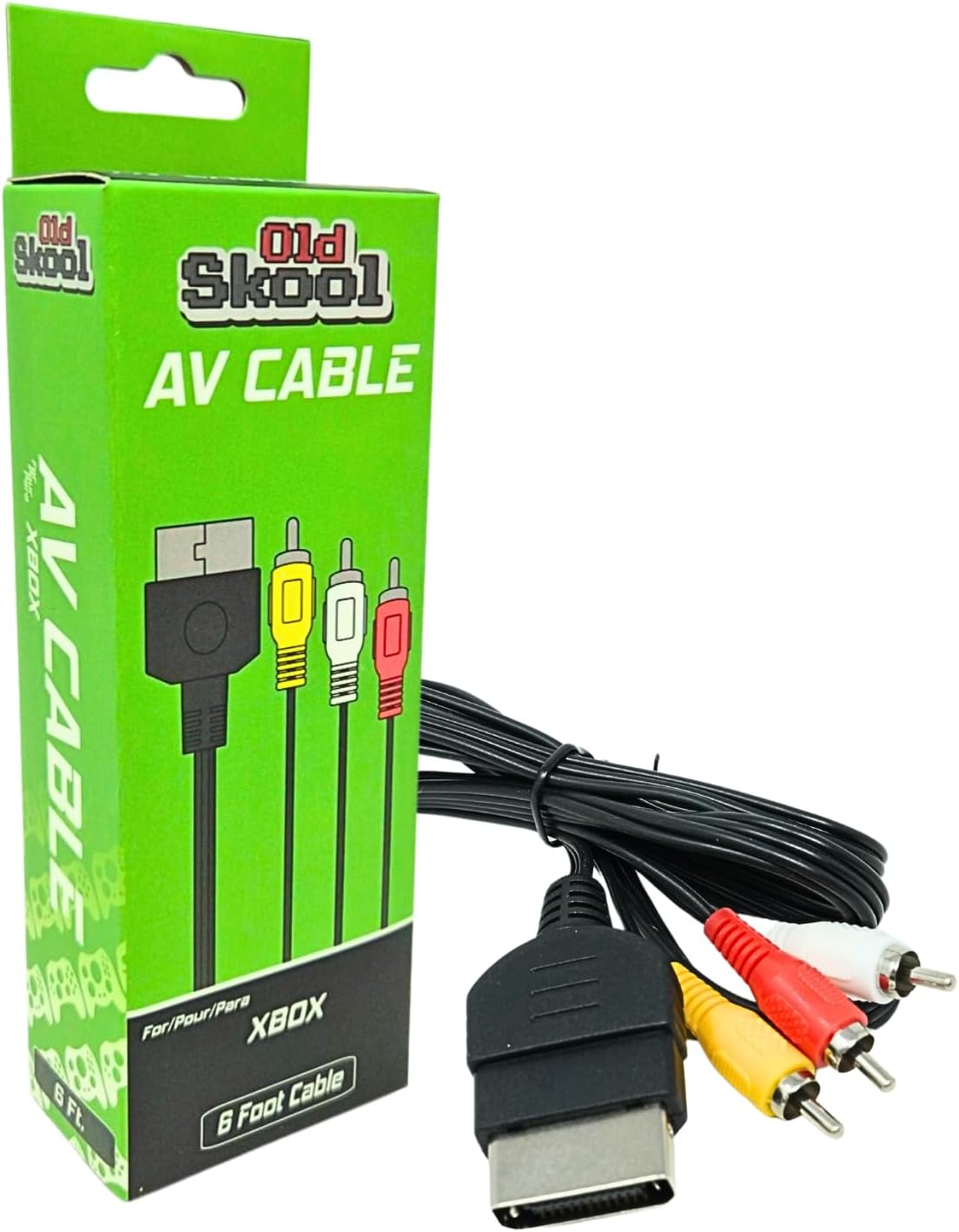 Old Skool Xbox Av Cable for The Original Xbox