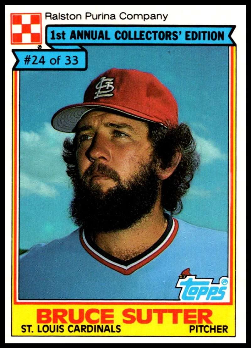 1984 Ralston Purina #24 Bruce Sutter