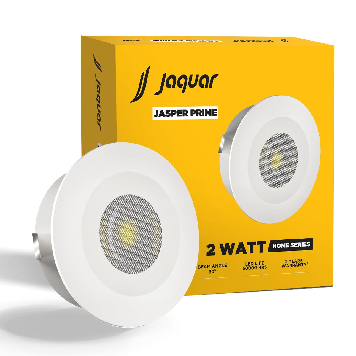 Jaquar Jasper Prime 2W LED Light Spotlight | SPOT Light for Home Ceiling | Warm White SPOT Light (Pack of 1) (B0C15HBTSB) Amazon Price History, Amazon Price Tracker