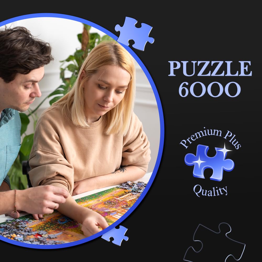 Trefl Premium Plus Quality - Puzzle Fun Art Collection - 6 000 pièces, série thématique intemporelle, pièces Parfaitement adaptées, pour Les Adultes et Les Enfants âgés de 14 Ans et Plus