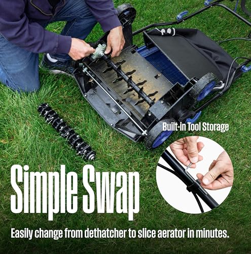 Image of Westinghouse 13 inch 12-Amp 2-in-1 Electric Dethatcher and Scarifier with Collection Bag