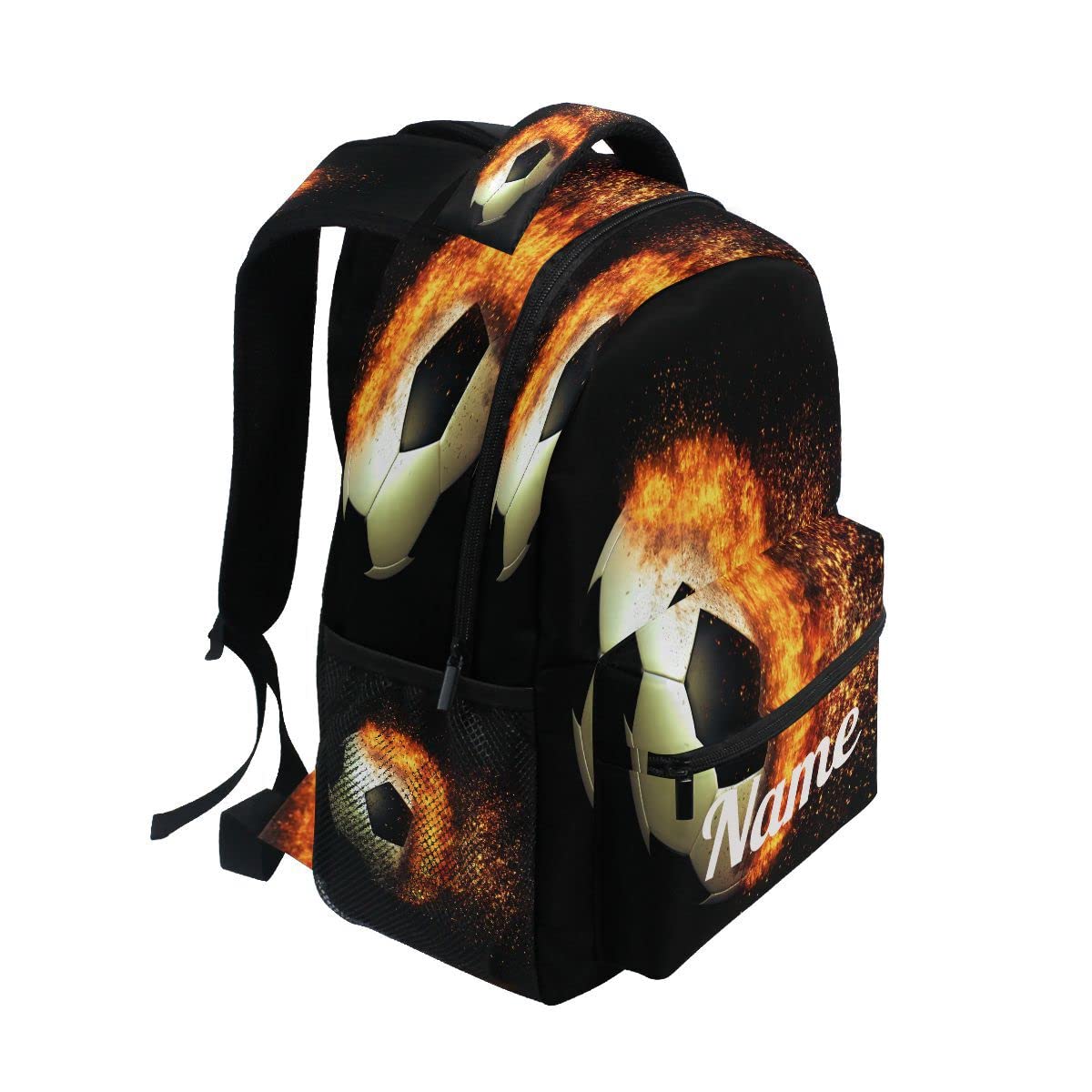 Custom1 - Mochila para niños con texto en inglés "Añade tu nombre", mochila para estudiantes primarias, bolsa para libros para niños y niñas, Personalizado13, talla única