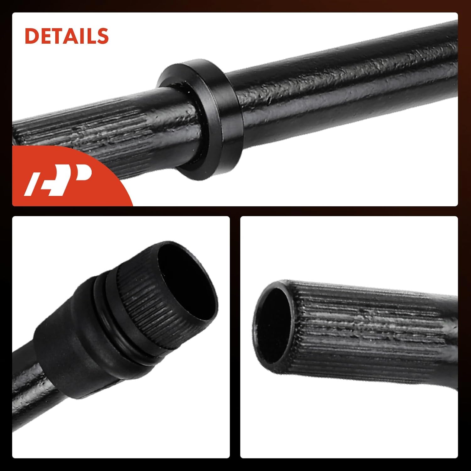 A-Premium Engine Oil Dipstick Tube Compatible with Volkswagen Jetta 1999-2015, Passat 1998-2008, Golf City, Golf R, Beetle, Eos, GTI & Audi A4 Quattro, A3 Quattro, TT Quattro, Lower