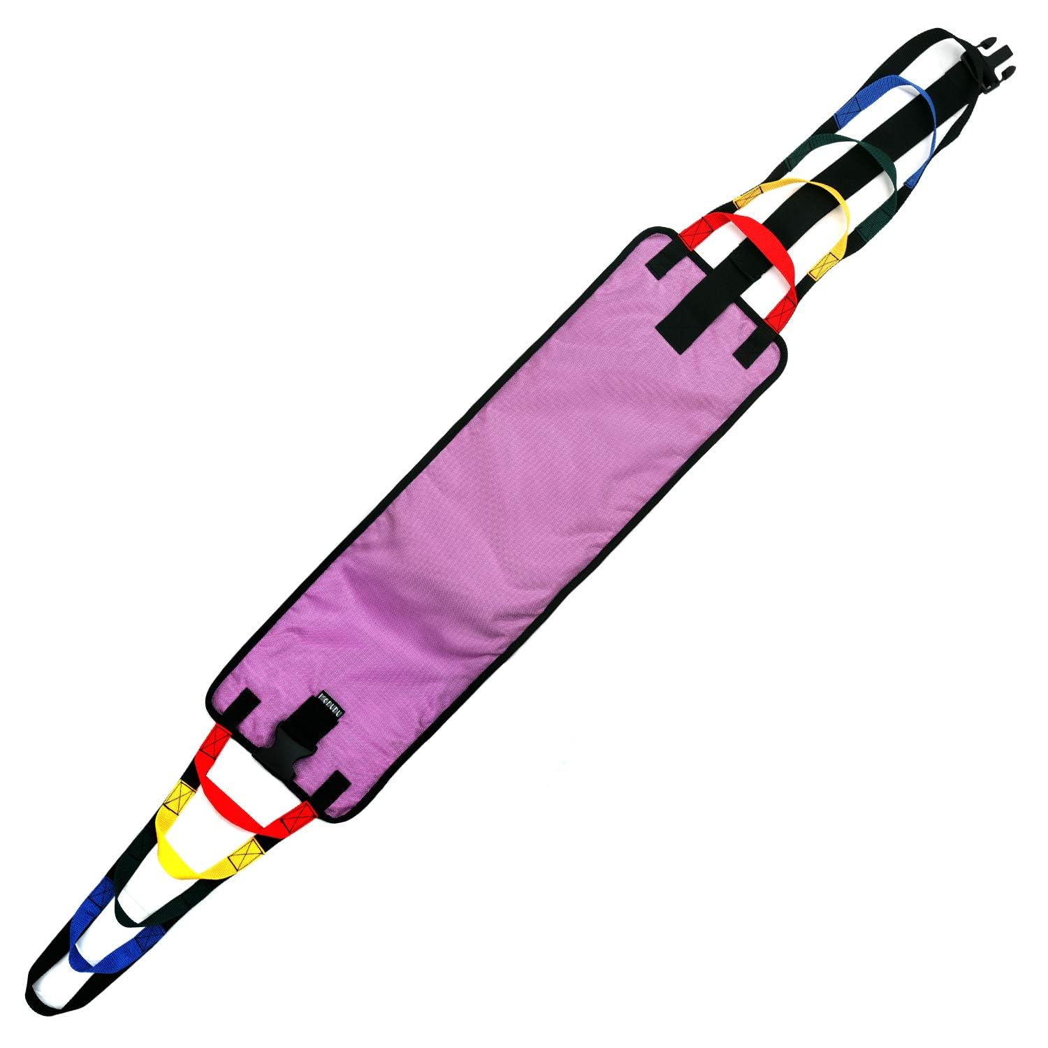 Patient Lift Sling,Heavy Duty Transfer Sling for Movement,Stand Assist Sling Weight,Capacity Fully Padded with Non-Slip Inner Pad Won't Ride Up Quicker Easier Safer Transfers & Toileting