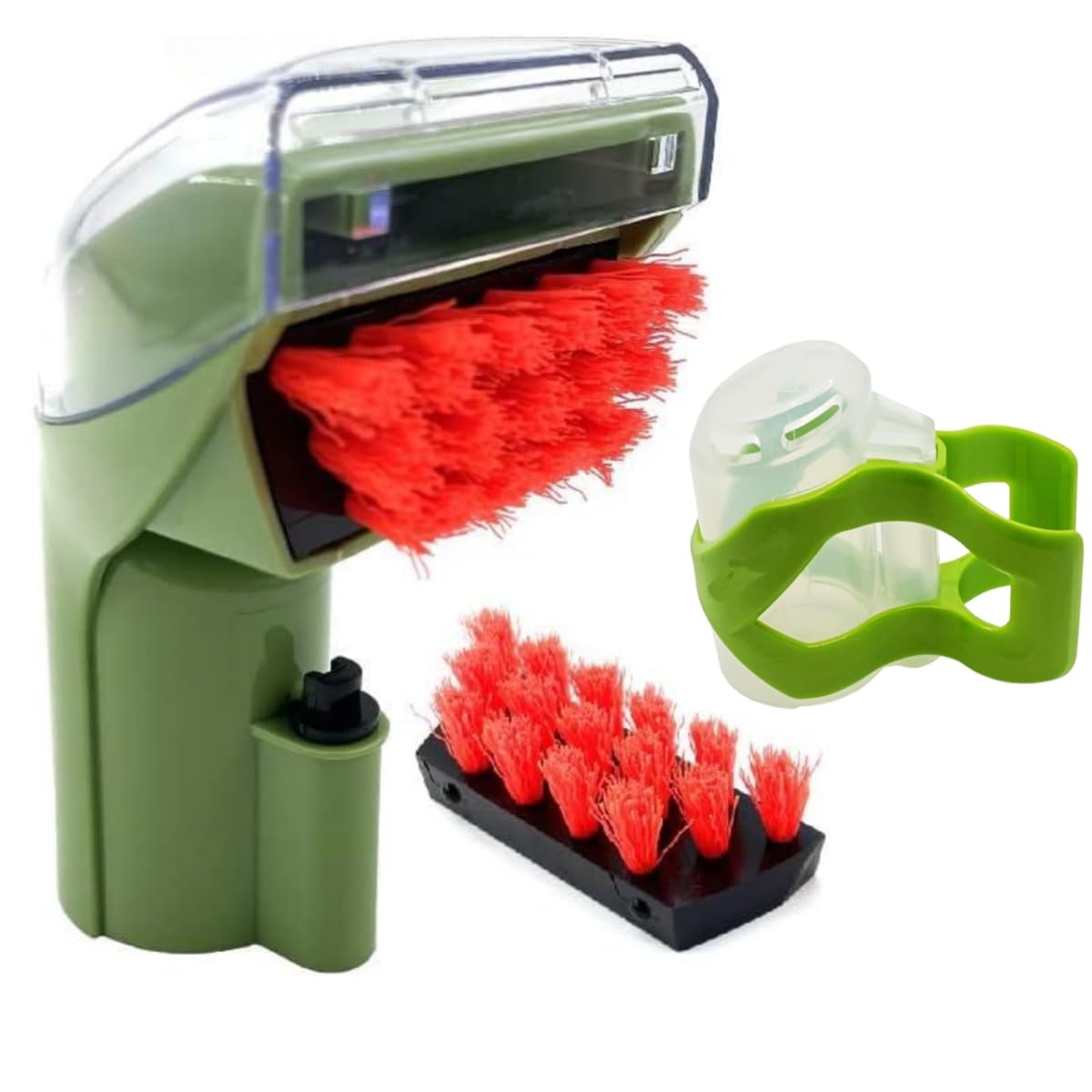 Sionlan Cleaning Brush + Tool Green 1400B Little Green Machine Multi-Purpose Tools Brush Compatible For Bissell 4075 1400 3194 3353 2458 3588F 1986 1425 1844 2290A 1400W 1425W Tough Stain Brush Tool Green Attachments