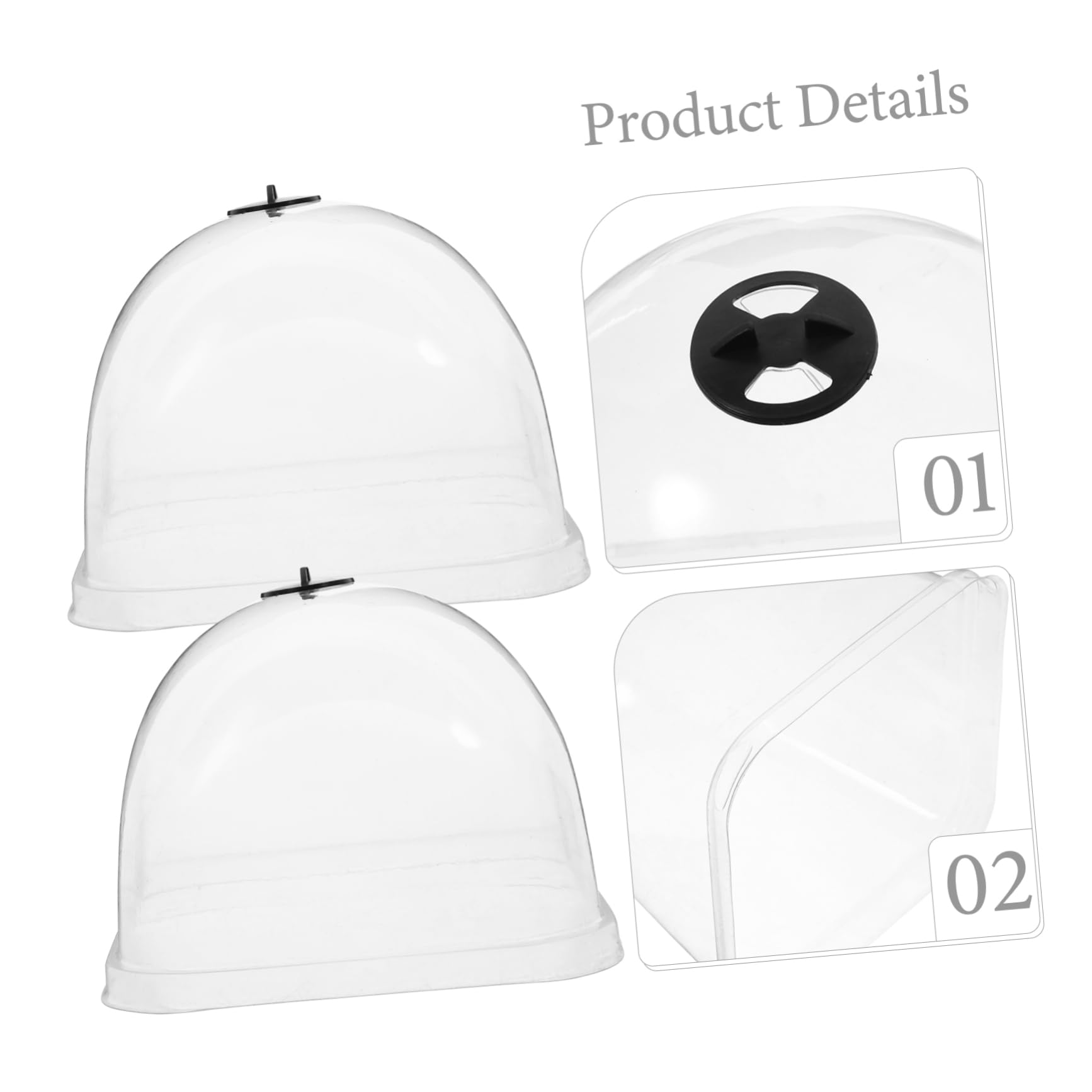 Toddmomy 3 Series Protectora De Plantas Transparente para Jardín Protección contra Heladas Y Condiciones Climáticas Adversas 10 Piezas X 3