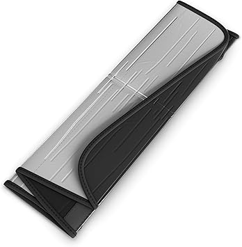 Autotech Park Foldable Sunshade Compatible with 2008 2009 2010 2011 2012 2013 Jeep Liberty, Sunshade with Metal Reinforced Structure, Maintain Cool Interior and Save Space