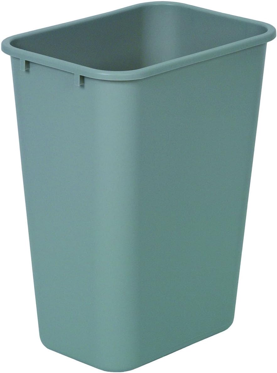 Wastebasket 41.25QT-Grey, EA, 10-0306 Continental MFG Company Waste RECEPTACLES