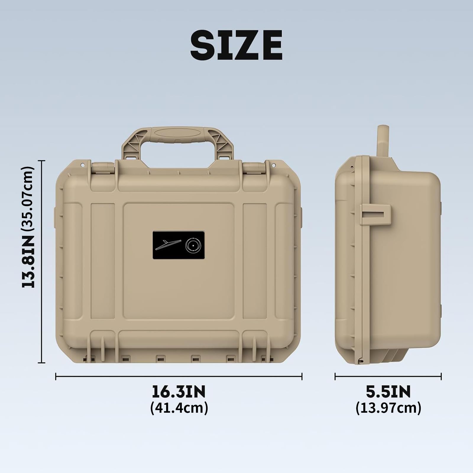Attrezzatura Custodia protettiva impermeabile 50 kg resistenza alla pressione per elettronica esterna con inserto in schiuma regolabile, scatola portaoggetti impermeabile a sgancio rapido