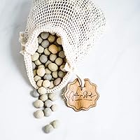 Jefferson Street Ceramics USA-Made Ceramic Pie Weights | 2.4 lbs Natural Clay Beads for Blind Baking Crusts + Mesh Bag