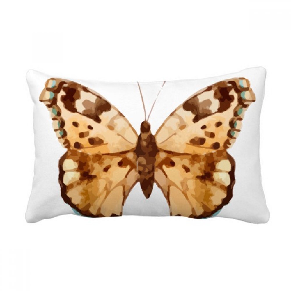 Oreiller papillon marron 16x24 pouces idée cadeau décoration de maison
