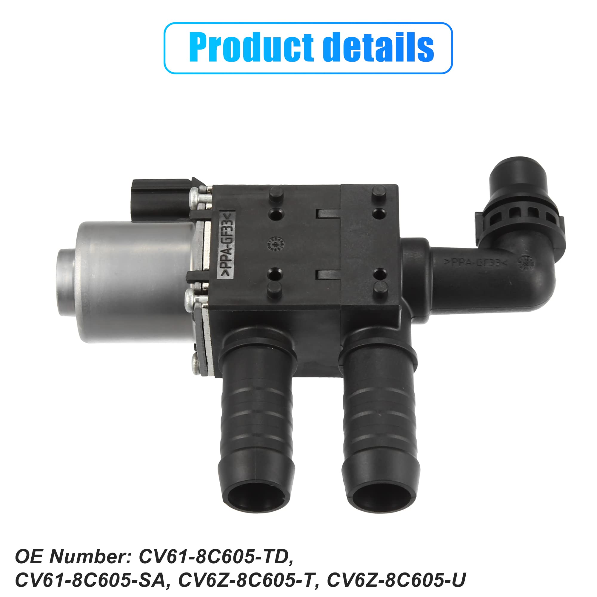 Amazon.com: X AUTOHAUX CV61-8C605-TD Engine Heater Control Valve