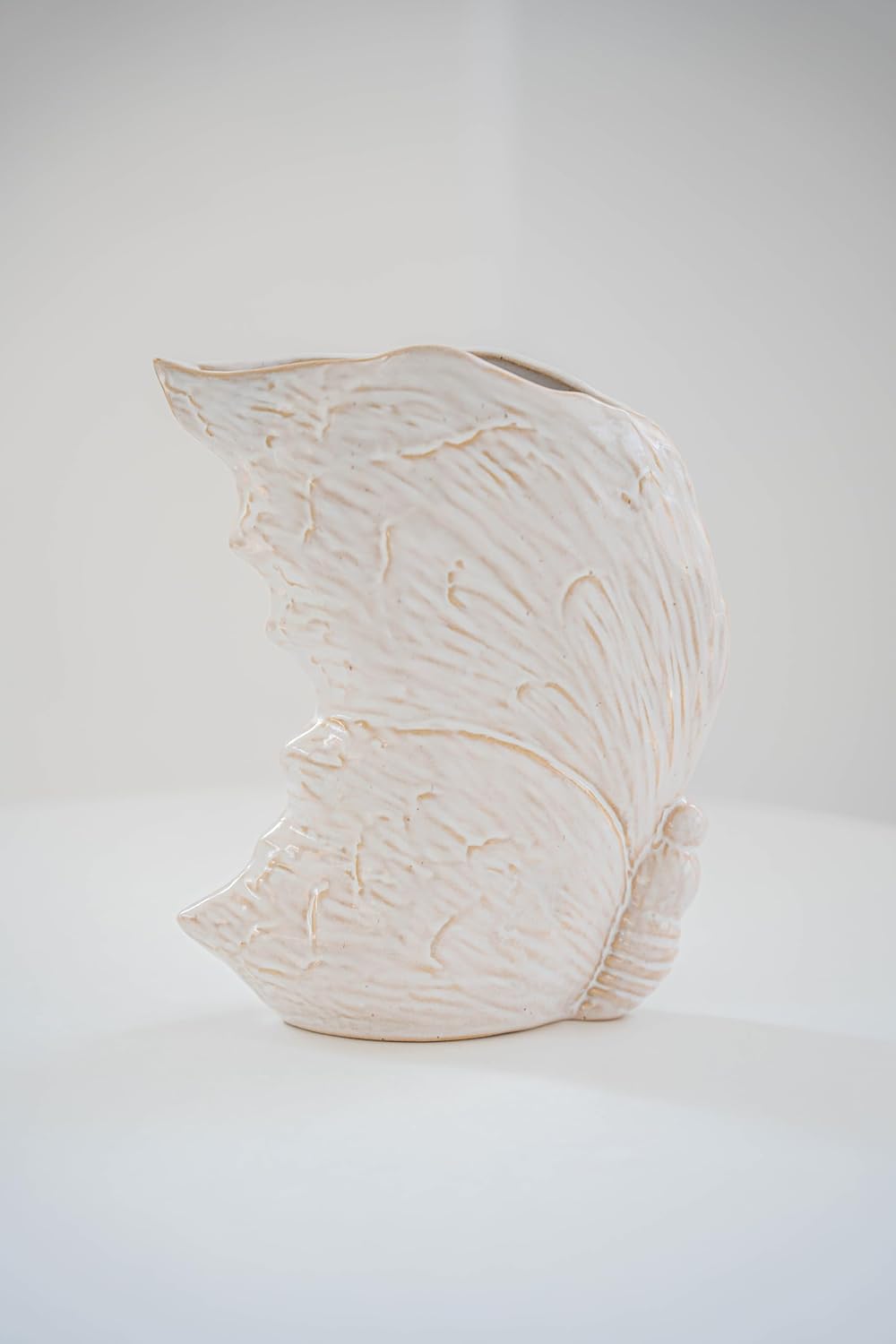 Handmade Ceramic Vase for Dried Flowers - Modern Home Decor, Rustic Table Centerpiece, Small Decorative Vase for Pampas Grass & Preserved Bouquets. - Image 7