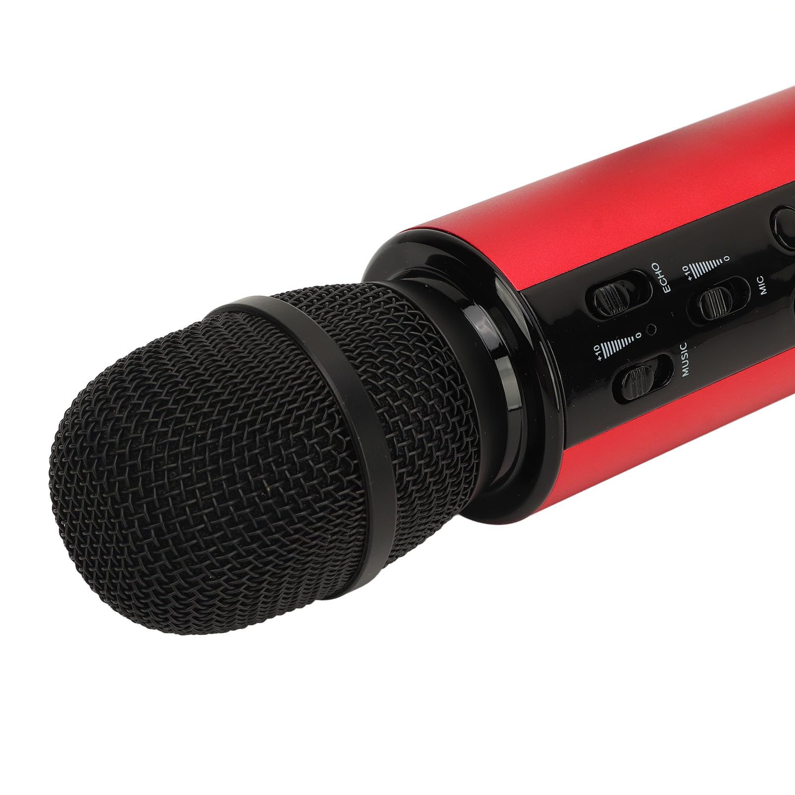 Micrófono Capacitivo inalámbrico Altavoz Dual Micrófono de Karaoke Micrófono Bluetooth portátil Micrófono de Audio para Cantar en casa Todo en uno (se envía con (Día)