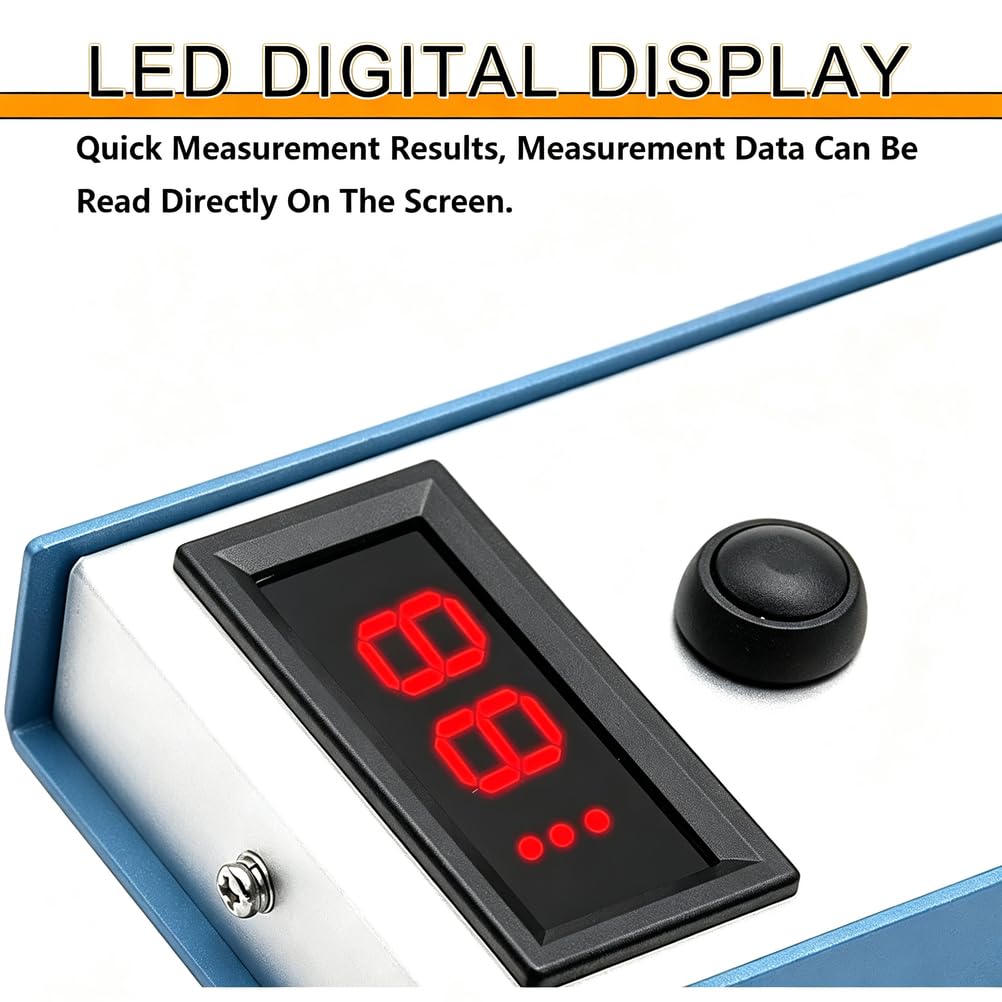 AVSMGP Mesureur D'épaisseur Lard Dorsal pour Bétail avec Indicateur LED