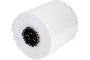 LDPE Poly Tubing by Hudson Exchange: 8" Diameter, 350' Length, Food-Grade Polyethylene