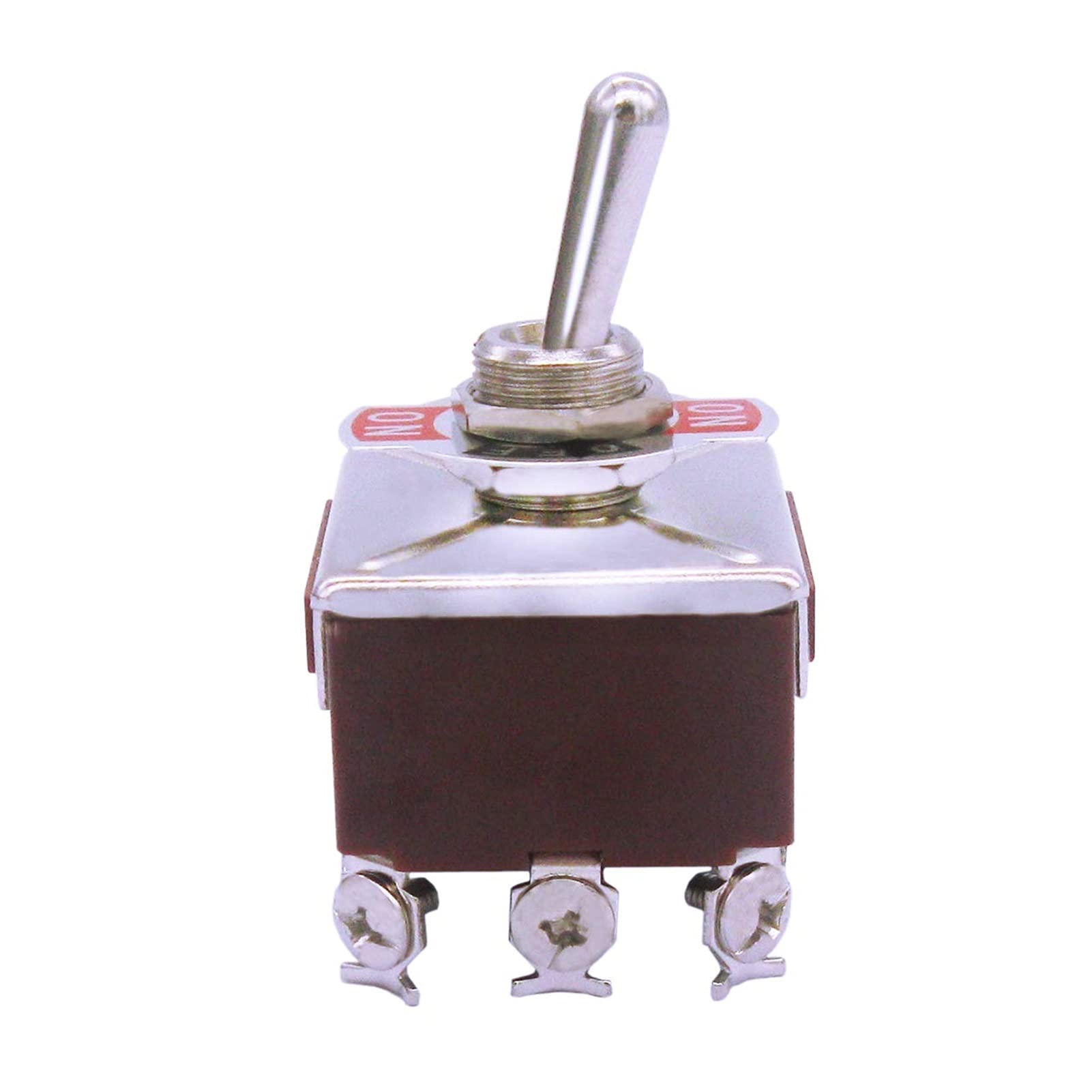 Interruptor basculante de Palanca Resistente con Bota 15A 250V 3 Posiciones 12 terminales interruptores de Palanca ON-Off-ON