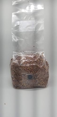 Miniatura 2 de Bolsa de grano esterilizado de 3 libras con puerto de inyección (Milo) - Haz tu propio desove de grano maestro
