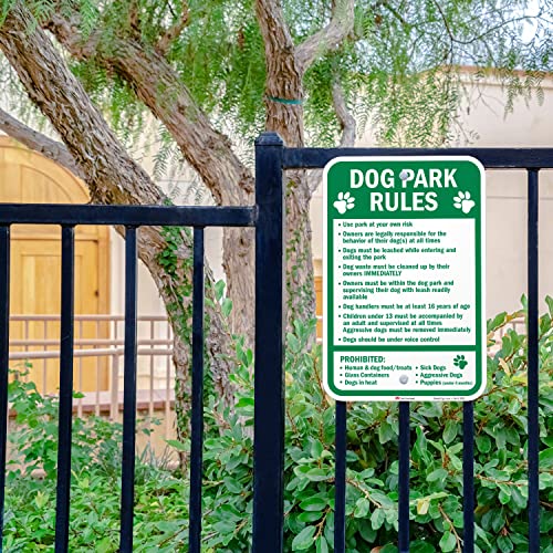 Règles de parc à chien panneau extérieur résistant aux intempéries - 4