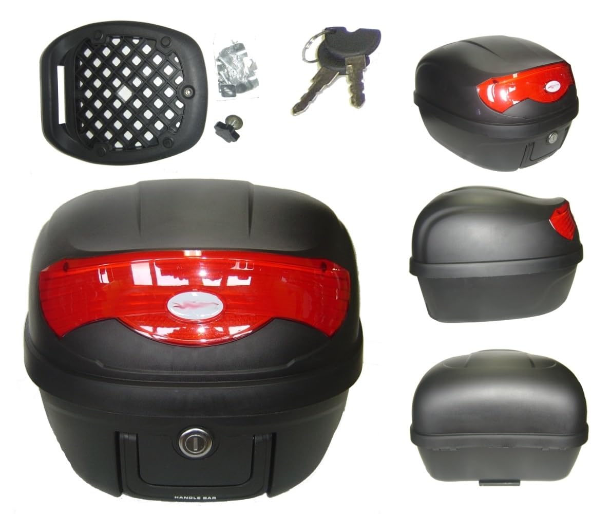 Topcase negro universal 29 L A de Pro para moto y scooter de alta resistencia 4