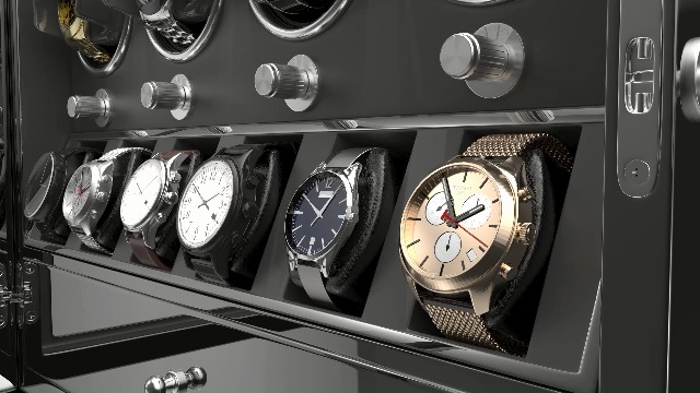 Amazon.com: DUKWIN Watch Winder for 2 Automatic Watches,Lockable