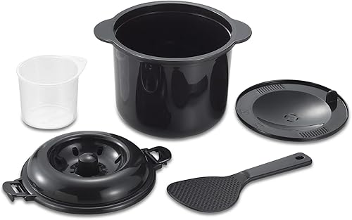 Home & Appliances - Cocker de arroz solo para horno microondas de 2 tazas Chibikuro-kun Modelo: