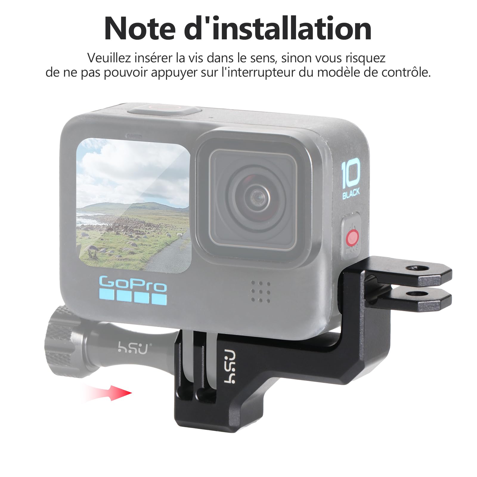 Adaptateur De Trépied Rapide Pour Caméras Et GoPro - Plaque De Dégagement En Aluminium Compacte - Compatible Avec La Plupart Des Supports