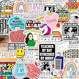 BulbaCraft 100Pcs Funny Teacher Stickers for Laptops, Water Bottles - Funny Teacher Gifts for Adults, Meme Stickers