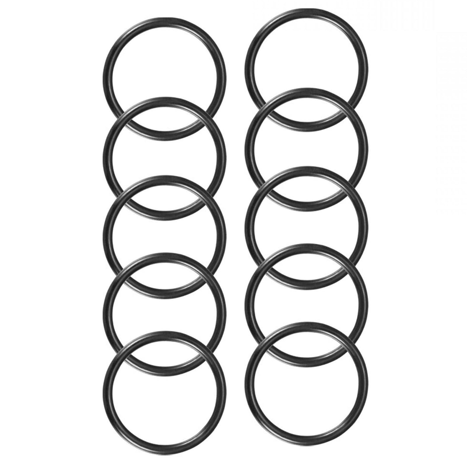 ROWORKX 10Pcs Nitrile Rubber O-Rings - 38mm OD x 32mm ID x 3mm Width Sealing Gaskets for Hose, Faucet, Plumbing, Automotive and General Repair Applications