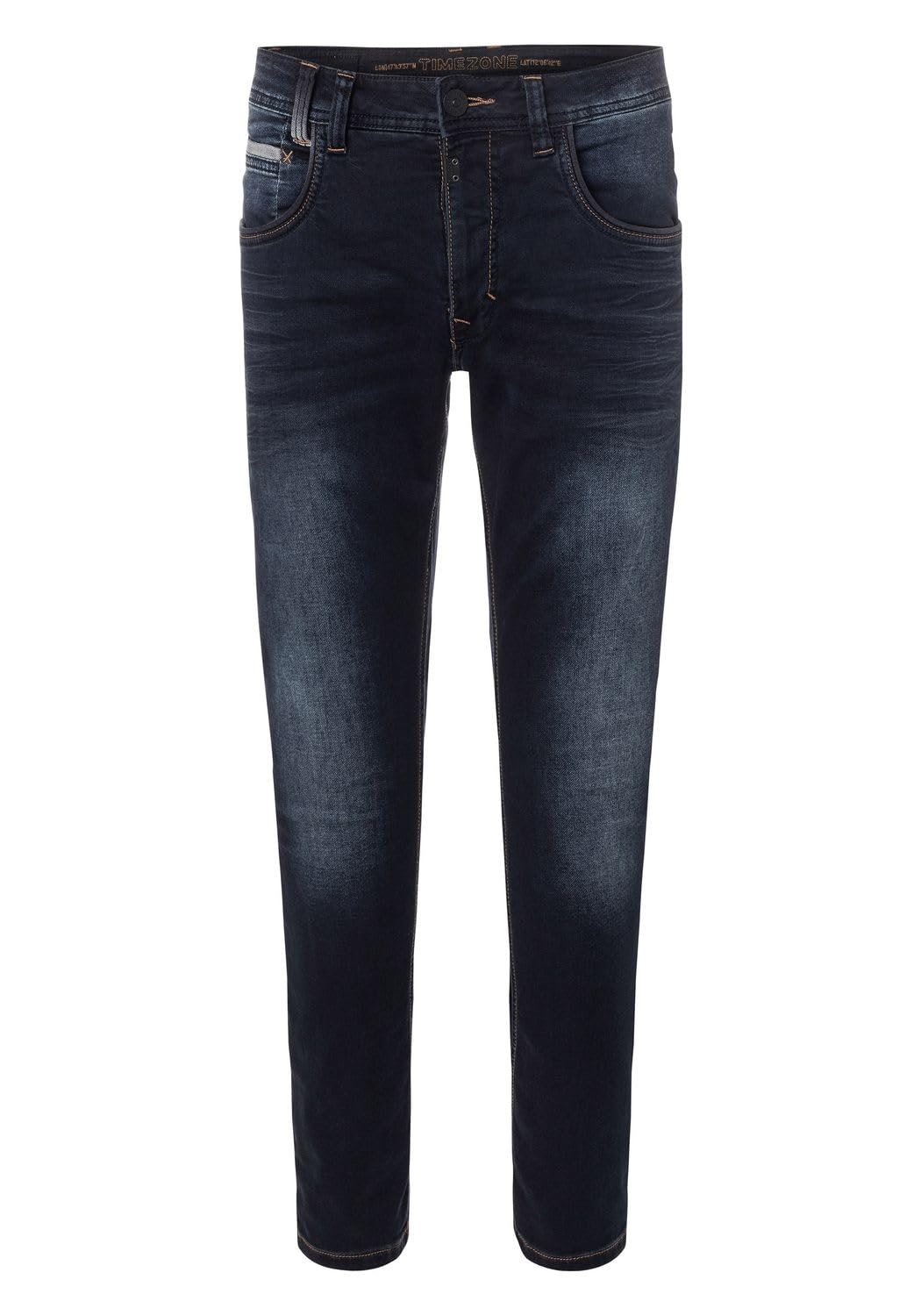 Timezone Herren Jeans Regular GERRITTZ - Mid Waist - Regular Fit - Blau