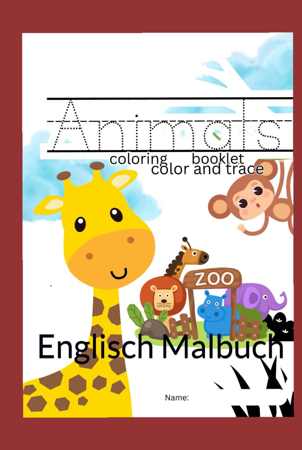 Englisch Malbuch